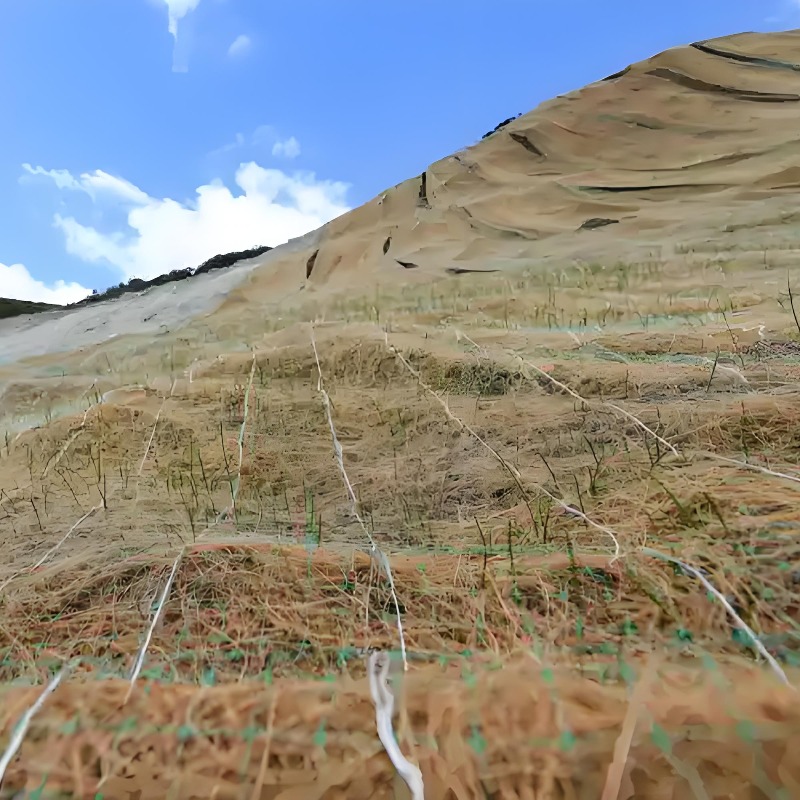 Coconut fiber erosion control blanket