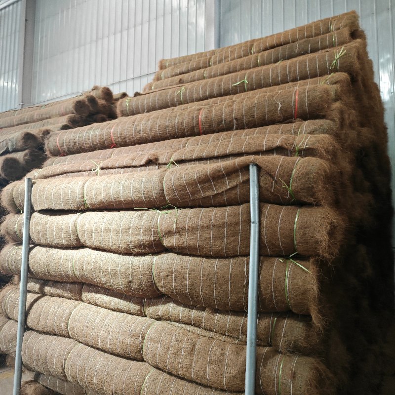 Erosion control blanket for slope stabilization