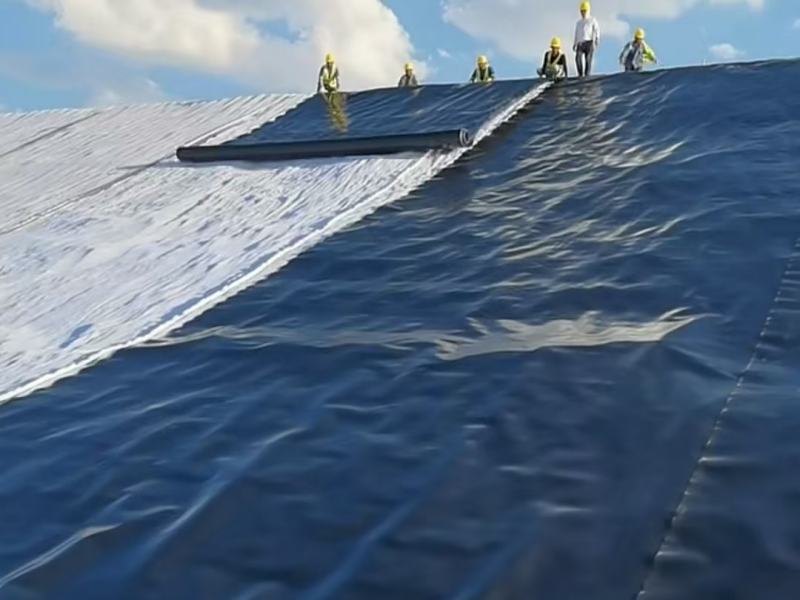 hdpe geomembrane installation