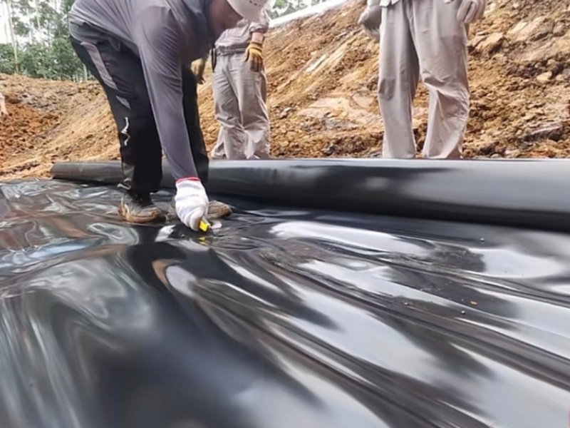 LLDPE smooth geomembrane manufacturer