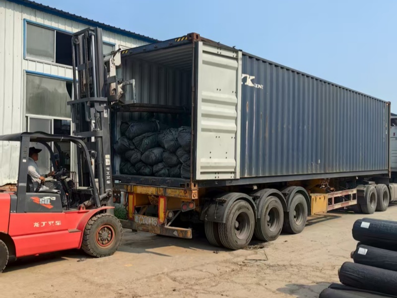 Protective wrapping for geomembrane