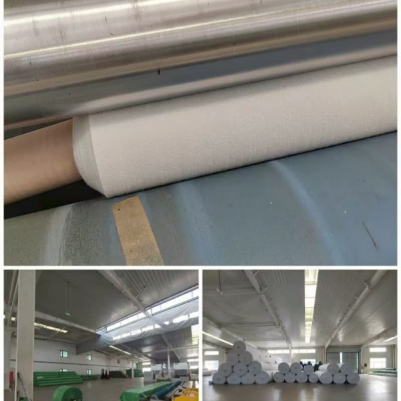 Nonwoven PET geotextile applications