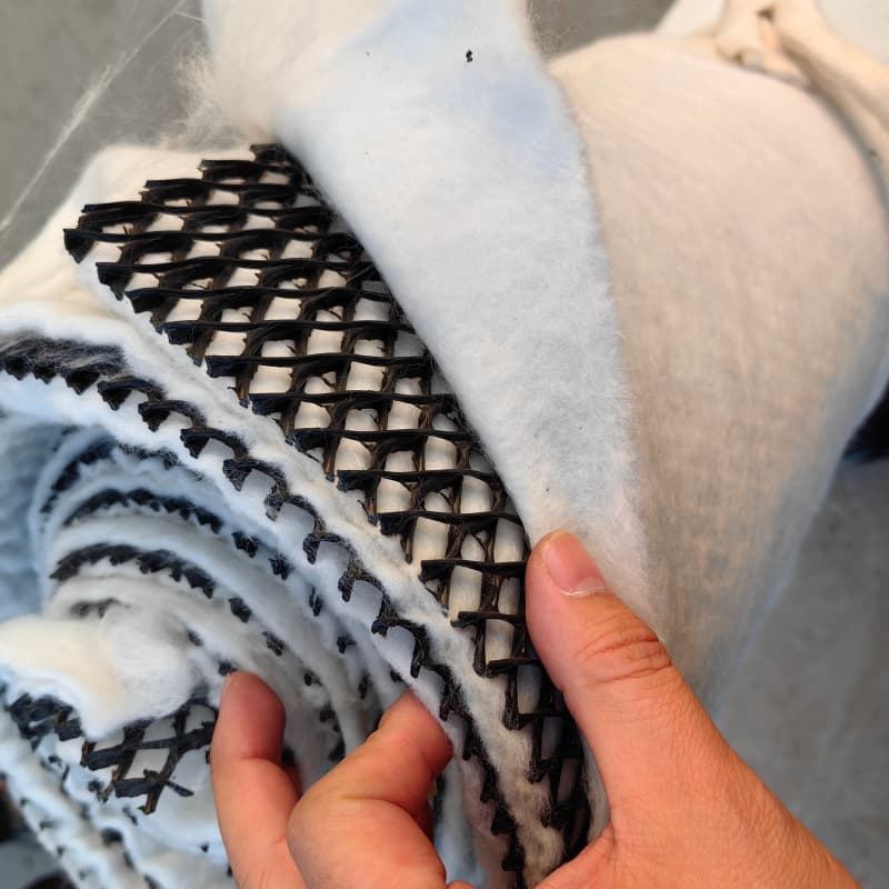 Geocomposite Drainage Net for soil stabilization