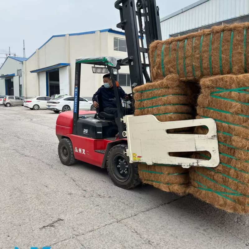 Erosion control blanket for slope stabilization