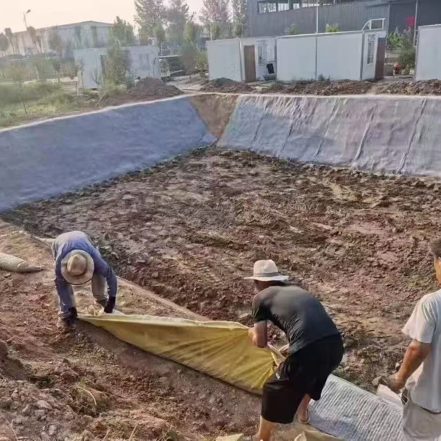 Andean slope stabilization